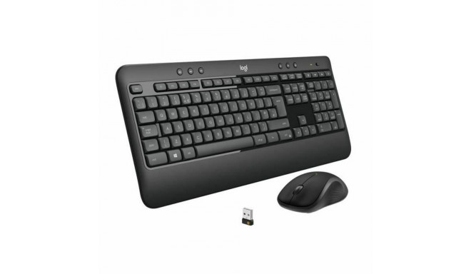 Keyboard and Wireless Mouse Logitech MK540 French Black Black/White AZERTY