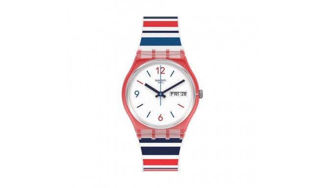 Meeste Kell Swatch SEA BARCODE Valge (Ø 34 mm)