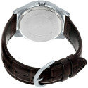 Meeste Kell Casio MULTIFUNCTION SILVER, LEATHER (Ø 41,5 mm)