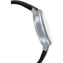 Meeste Kell Casio MULTIFUNCTION SILVER, LEATHER (Ø 41,5 mm)