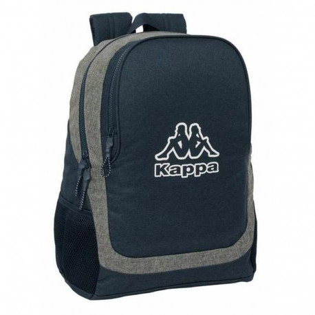 School Bag Kappa Grey Navy Blue 32 x 44 x 16 cm