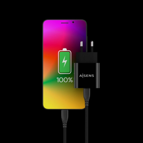 Seinalaadija Aisens A110-0538 Must