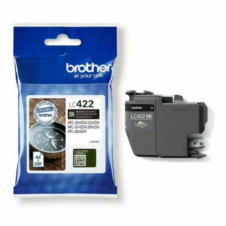 Original Ink Cartridge Brother LC422BK Black (1 Unit)