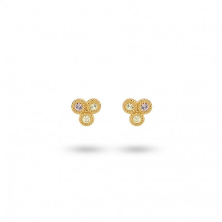 Ladies' Earrings 24KAE 42430Y Golden