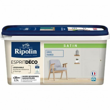 Akrüülvärv Ripolin Hallikas must 250 ml