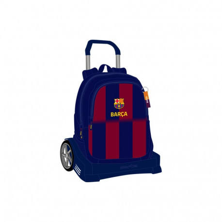 Kooliseljakott F.C. Barcelona Sinine Kastanpruun 32 x 44 x 16 cm