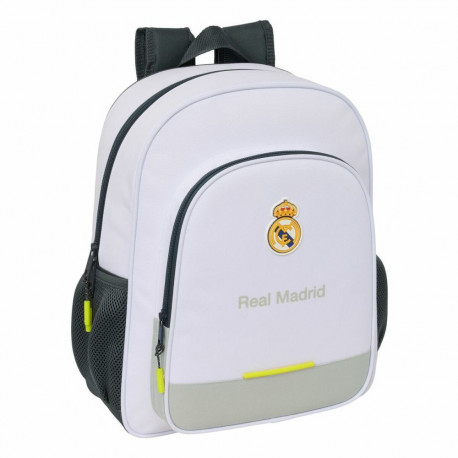School Bag Real Madrid C.F. White 32 x 38 x 12 cm