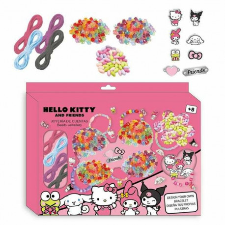 Käe- ja kaelavõrude meisterdamise komplekt Hello Kitty Mitmevärviline