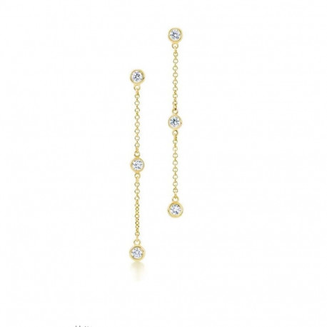 Ladies' Earrings LIU JO LJ2468 Golden