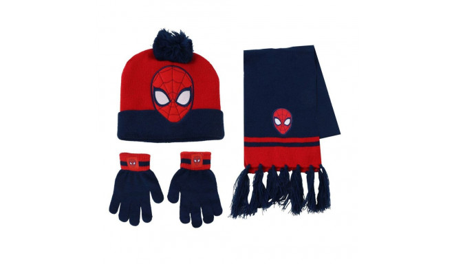 Hat & Gloves Spider-Man Blue