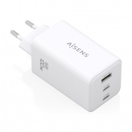 Wall Charger Aisens GAN White 100 W
