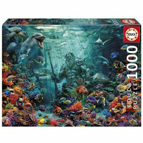 Puzzle Educa Poseidon in a Coral Reef 1000 Pieces
