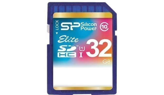 Silicon Power mälukaart SDHC 32GB Elite