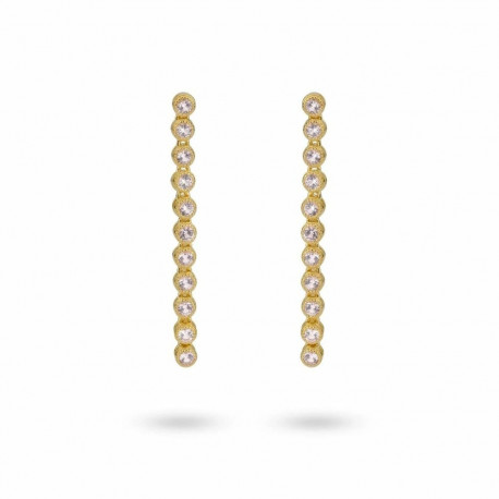 Ladies' Earrings 24KAE 42458Y Golden