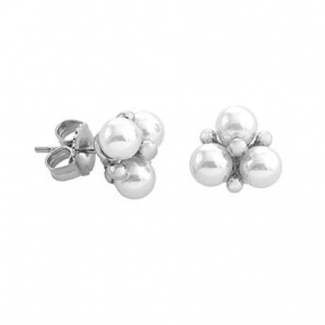 Ladies' Earrings Majorica 15297.01.2.E00.000.1 Silver