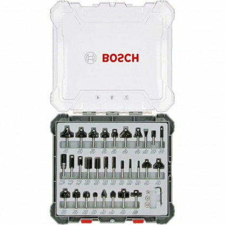 Multipurpose router bit set BOSCH 30 Pieces