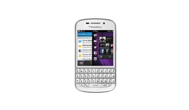 Blackberry Q10, valge