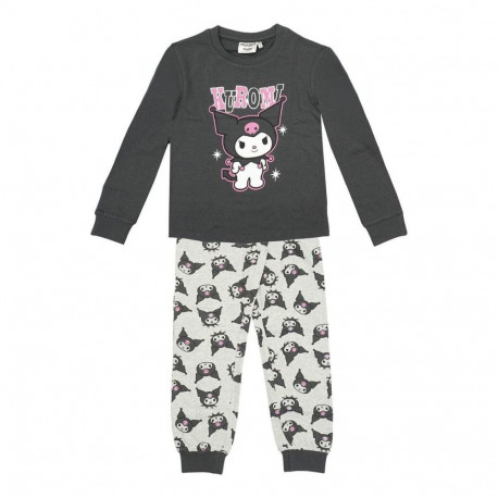 Children's Pyjama Kuromi Grey - 8 Years