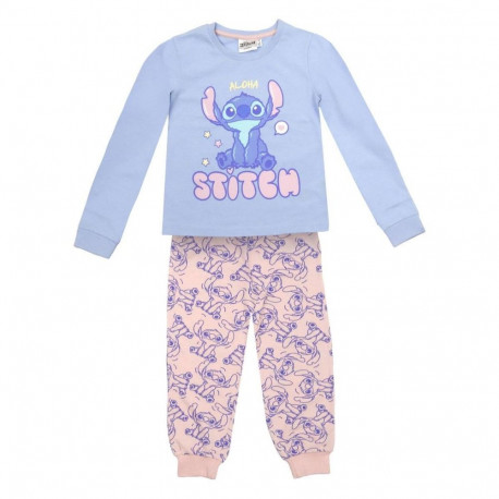 Children's Pyjama Stitch Light Blue - 12 Years