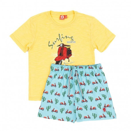 Laste Spordikostüüm Go & Win Fortra Kollane 2 Tükid, osad - 10 aastat