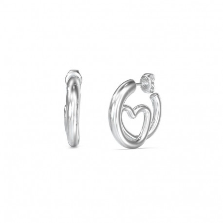 Ladies' Earrings Guess JUBE05529JWRHT-U Silver