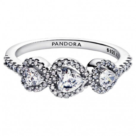Ladies' Ring Pandora 194413C01-58 Silver 18