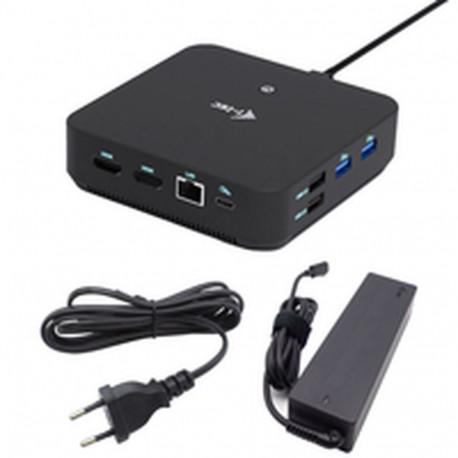 USB Hub i-Tec C31TRIVIDPRO100W Black 100 W