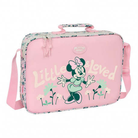 School Bag Minnie Mouse Minty Pink 38 x 28 x 6 cm