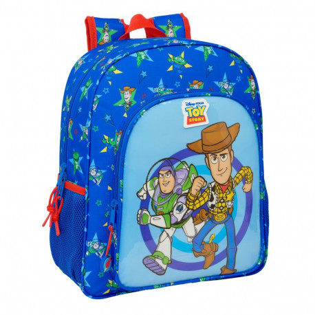 School Bag Toy Story Good vibes Blue 32 x 38 x 12 cm