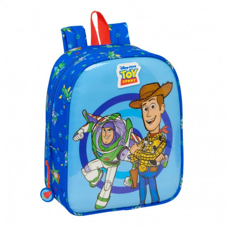 Kooliseljakott Toy Story Good vibes Sinine 22 x 27 x 10 cm