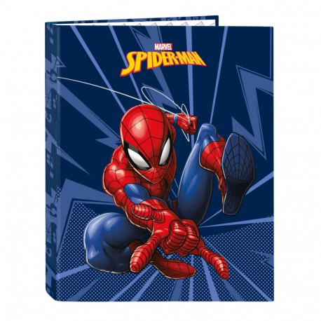 Rõngaskiirköitja Spider-Man Sinine A4 26.5 x 33 x 4 cm