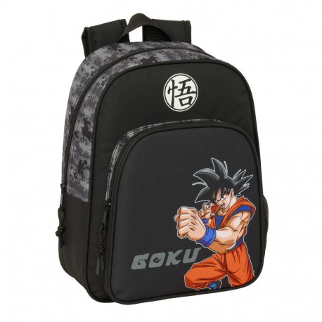 School Bag Dragon Ball Black 27 x 33 x 10 cm