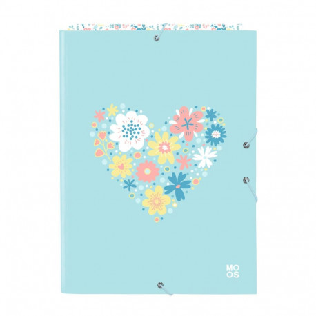 Ring binder Moos Fiori Multicolour A4 26 x 33.5 x 2.5 cm