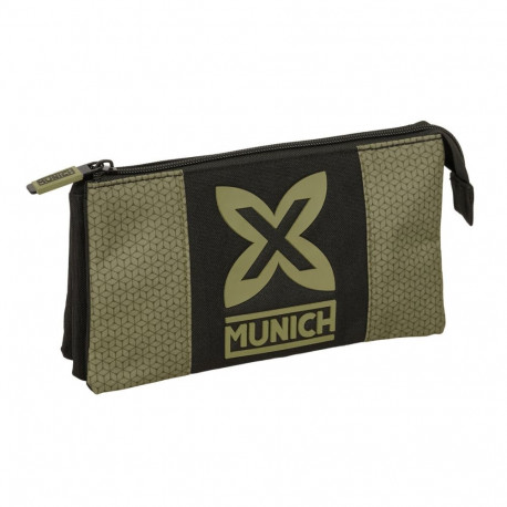 School Bag Munich West Black Green 22 x 12 x 3 cm