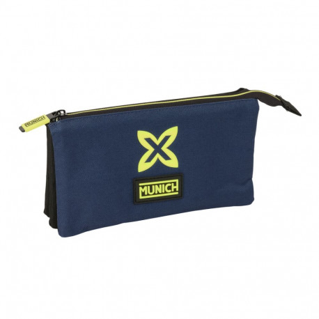 Kooliseljakott Munich Track Sinine Must 22 x 12 x 3 cm