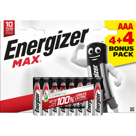 Energizer patarei Max Alkaline AAA CHP8 4+4