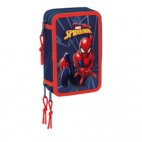 Reisikott Spider-Man Sinine 12,5 x 19,5 x 5,5 cm 37 Tükid, osad