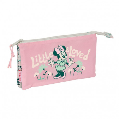 Holdall Minnie Mouse Minty Pink 22 x 12 x 3 cm