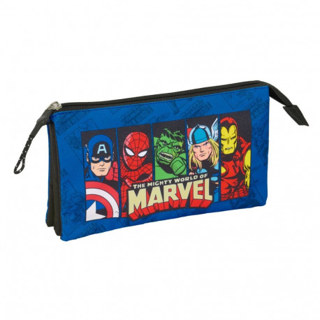 Holdall The Avengers Blue Black 22 x 12 x 3 cm