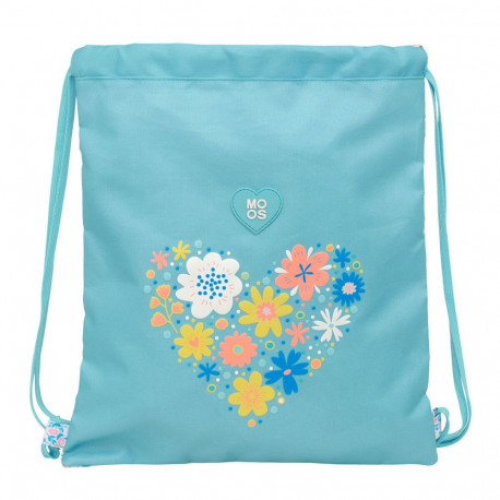 Backpack with Strings Moos Fiori Multicolour 35 x 40 x 1 cm