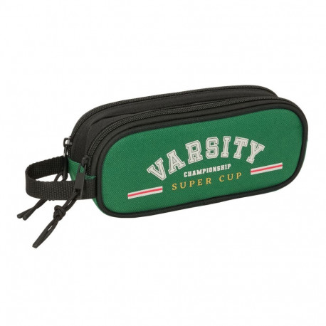 Holdall BlackFit8 Varsity Black Green 21 x 8 x 6 cm