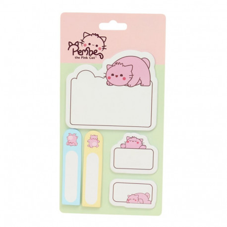 Ring binder Pembe The pink cat