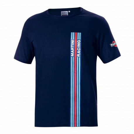 T-särk Sparco BIG STRIPES MARTINI-R Sinine (XXL)