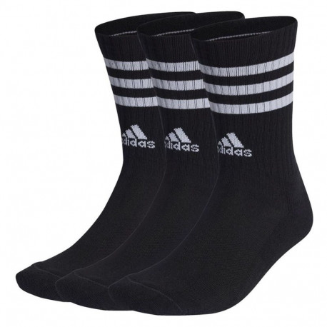 Sports Socks Adidas Cushioned Black Unisex 3 pairs