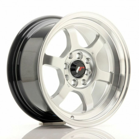 Car Wheel Rim Japan Racing JR12 Silver 15" PCD 4x100 PCD 4x108 ET26 CB 73,1