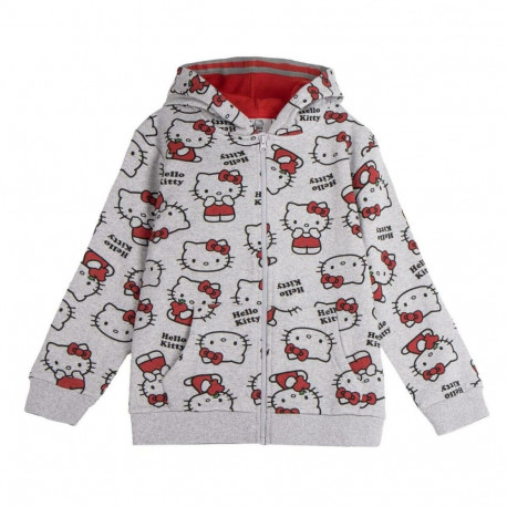 Hooded Sweatshirt for Girls Hello Kitty Grey - 10 Years