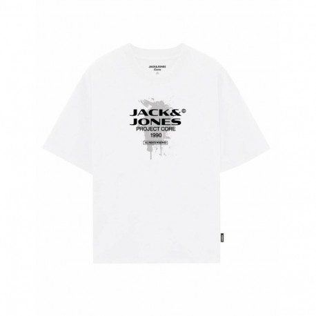Lühikeste varrukatega T-särk, meeste Jack & Jones JCOCONDOR TEE SS CREW NECK FST 12284437 Valge