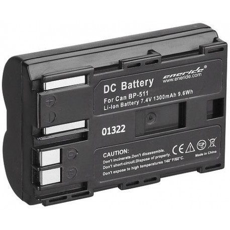 Eneride akumulators E (Canon BP-511A, 1300mAh)