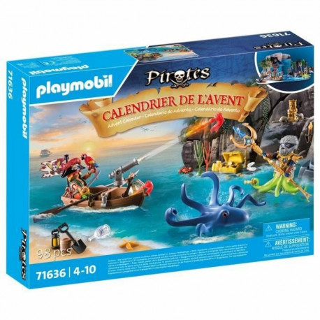 Advendikalender Playmobil 71636 Pirate Advent Calendar Plastmass