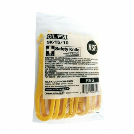 Cutter Olfa SK-15 Stainless steel Plastic Disposable 10 Units